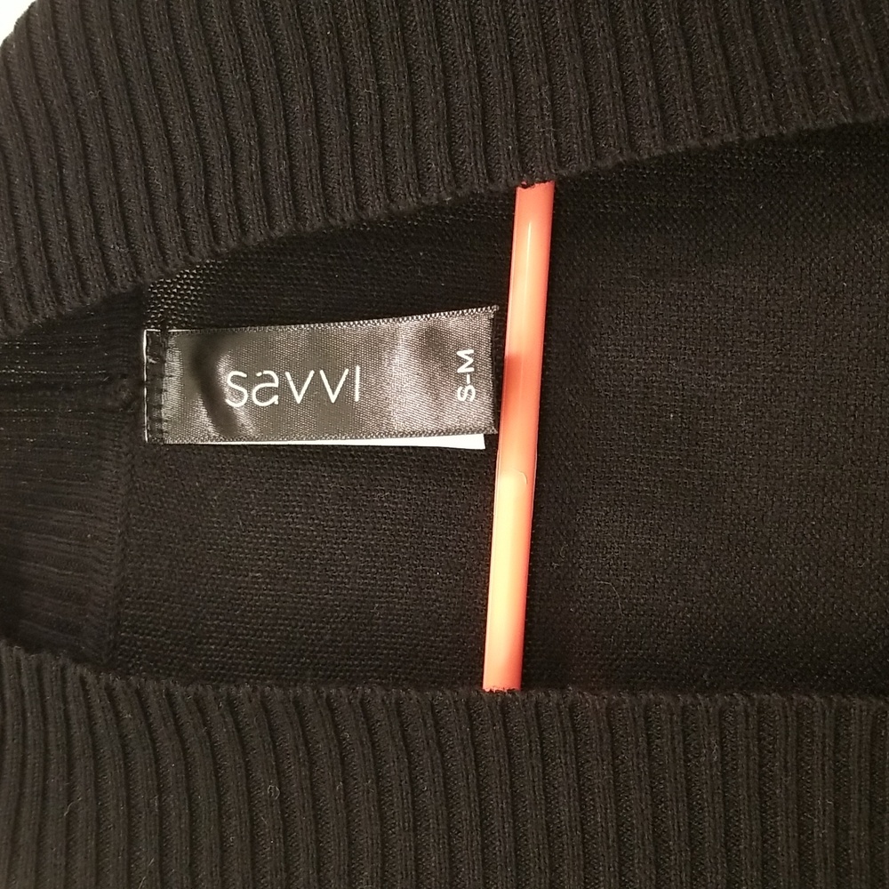 Savvi Split Back Small/Medium Casual Sweater Cardigan - Picture 3 of 13